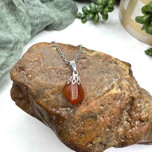 Fire Opal Necklace