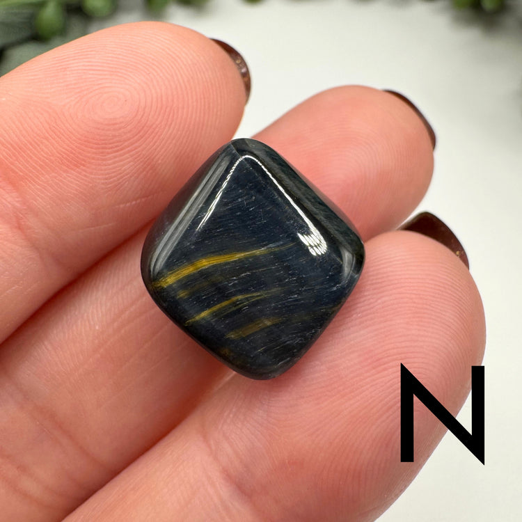 Blue Tiger's Eye Tumble