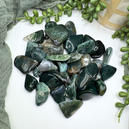 Moss Agate Tumble - Sus Stew Batch