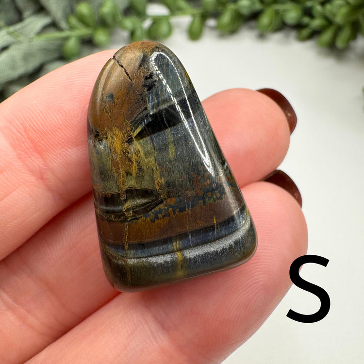 Blue Tiger's Eye Tumble