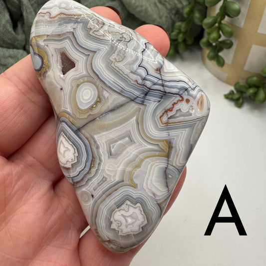 Mexican Lace Agate Tumble