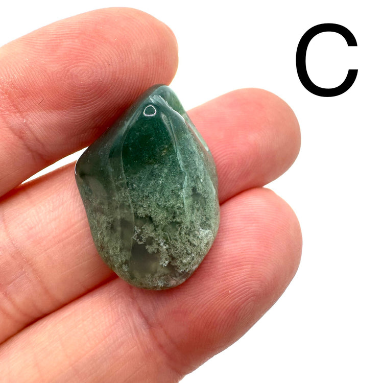 Moss Agate Tumble