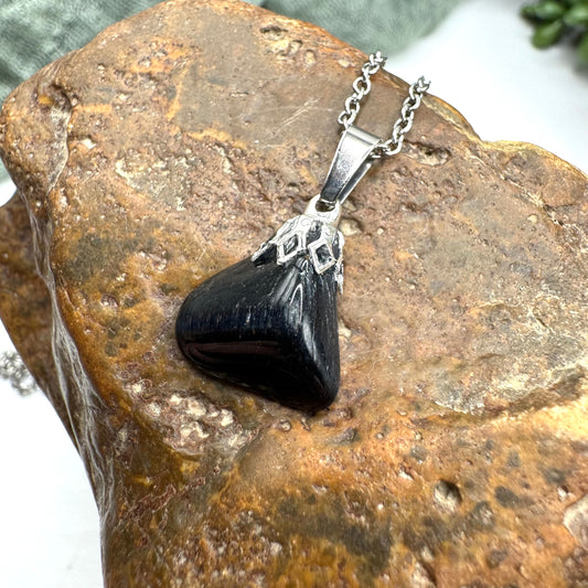 Blue Tiger’s Eye Necklace