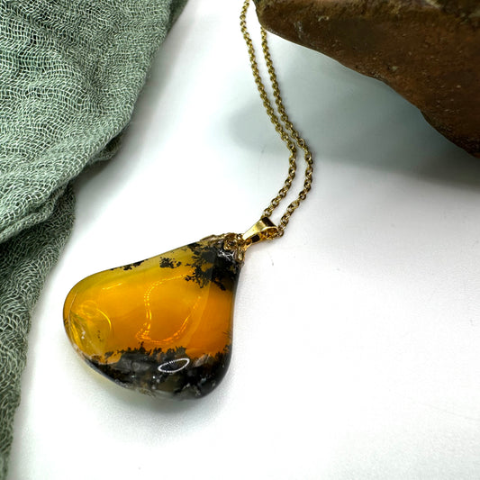 Fire Opal Necklace