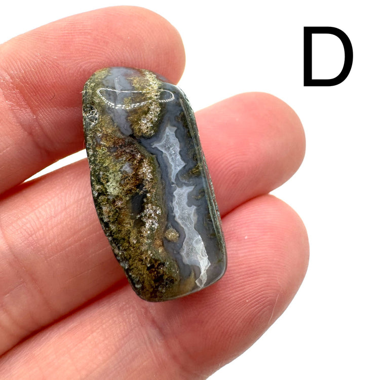 Moss Agate Tumble