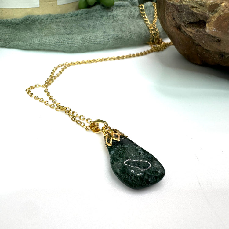 Moss Agate Necklace