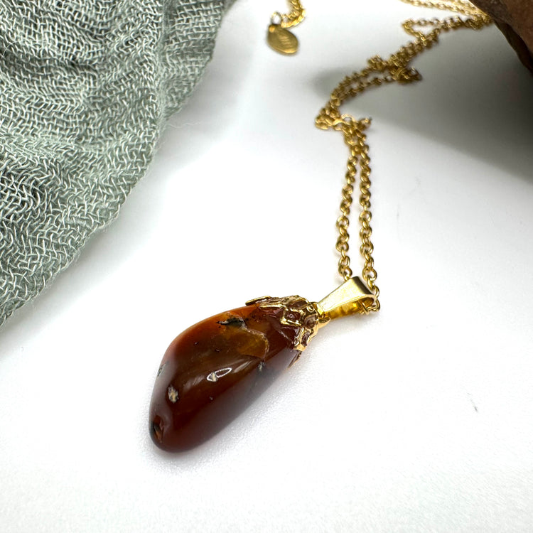 Fire Opal Necklace