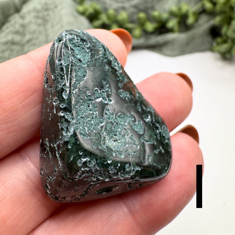 *IMPERFECT* Moss Agate Tumble - Sus Stew Batch