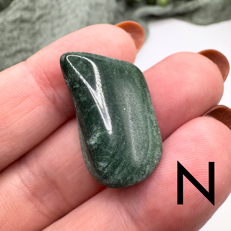 *IMPERFECT* Moss Agate Tumble - Sus Stew Batch
