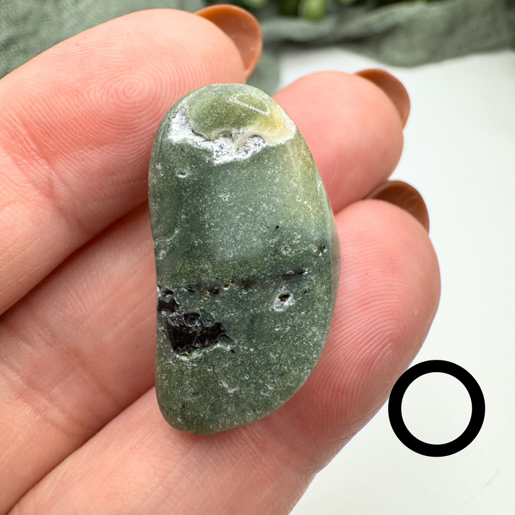 *IMPERFECT* Moss Agate Tumble - Sus Stew Batch