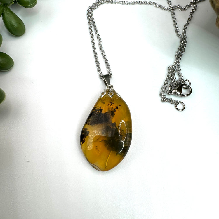 Fire Opal Necklace