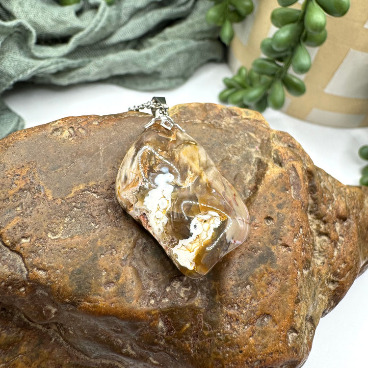 Petrified Wood Necklace