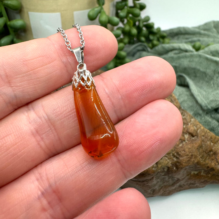 Fire Opal Necklace