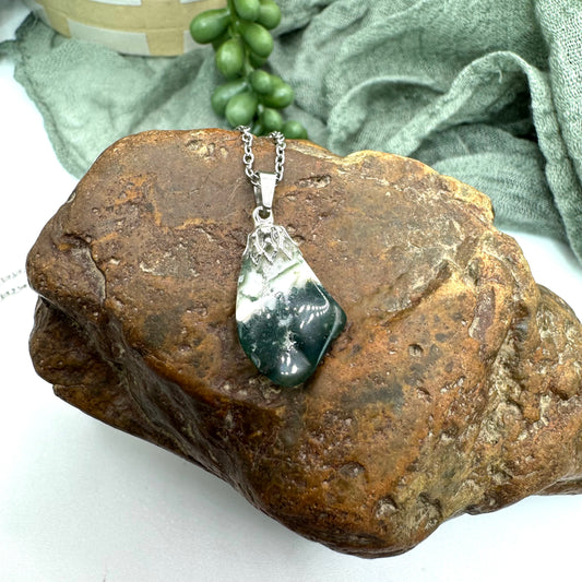 Moss Agate Necklace