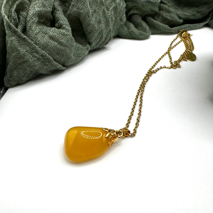 Fire Opal Necklace