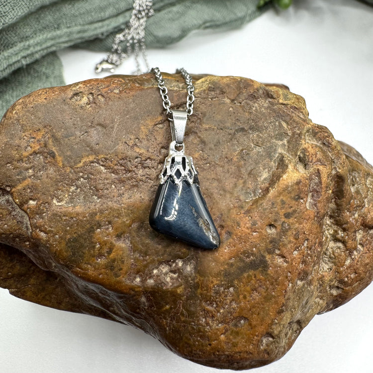 Blue Tiger’s Eye Necklace