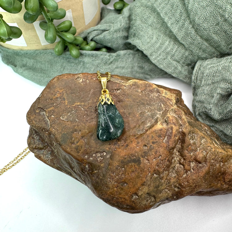 Moss Agate Necklace