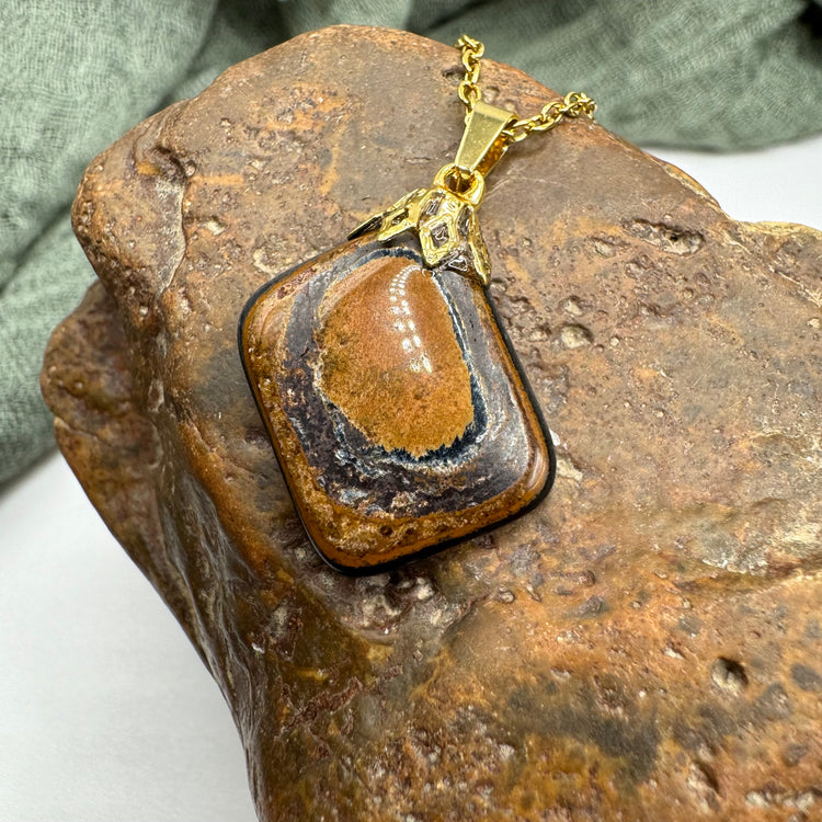 Blue Tiger’s Eye Necklace