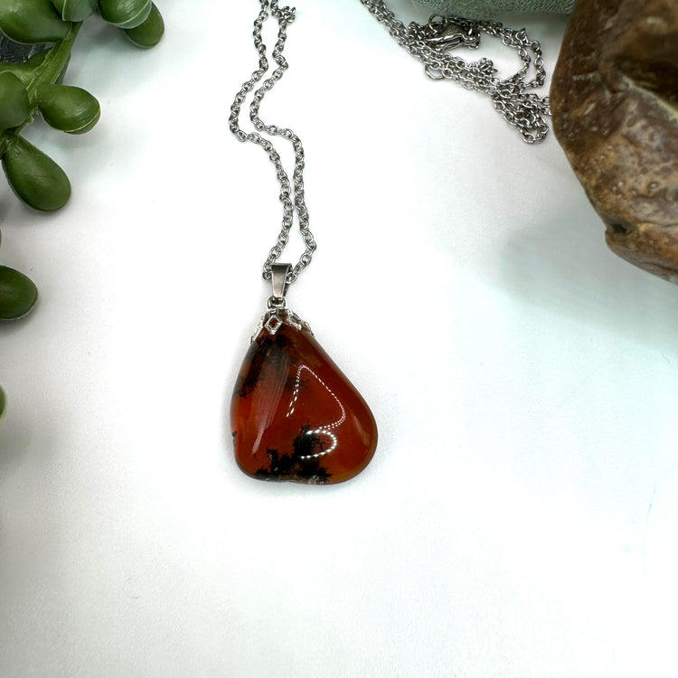 Fire Opal Necklace