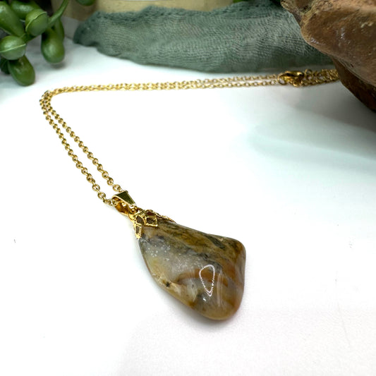 Prairie Agate Necklace