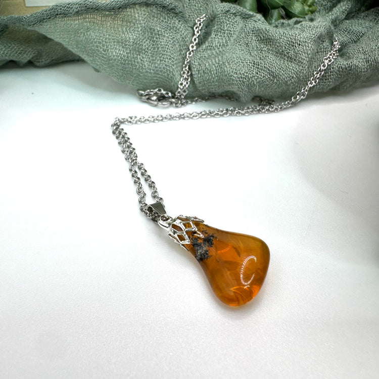 Fire Opal Necklace