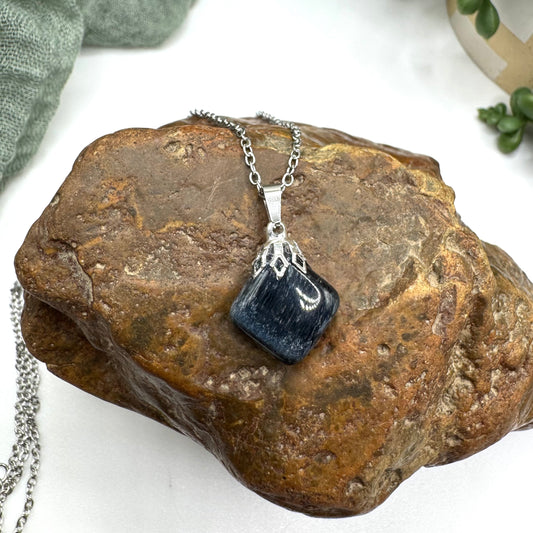 Blue Tiger’s Eye Necklace