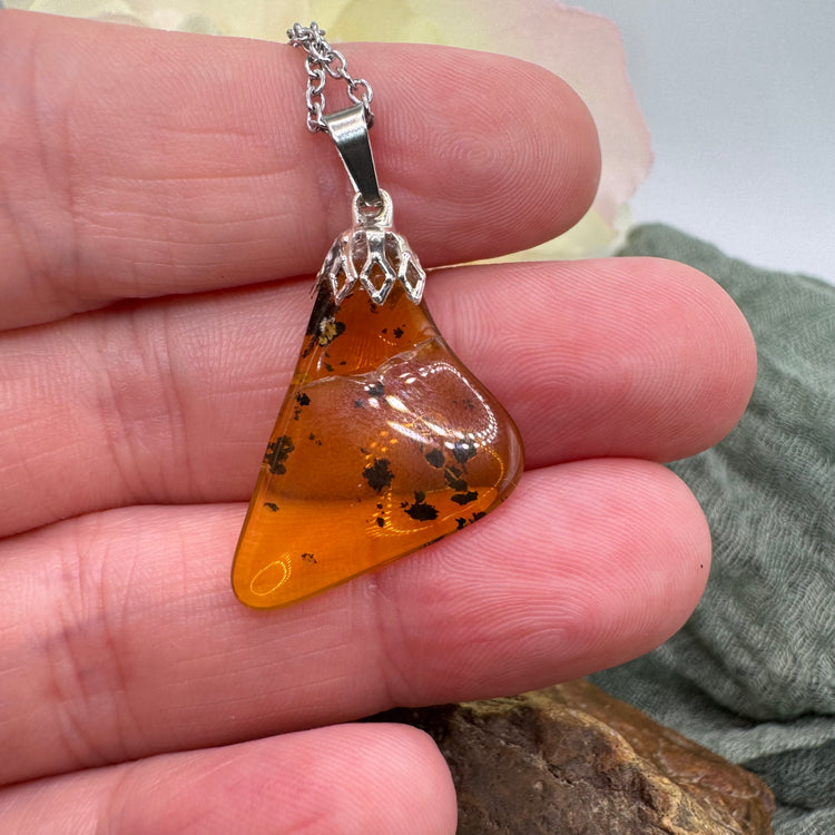 Fire Opal Necklace