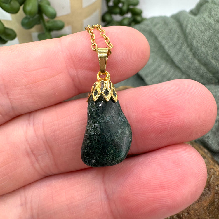 Moss Agate Necklace