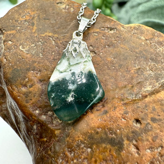 Moss Agate Necklace