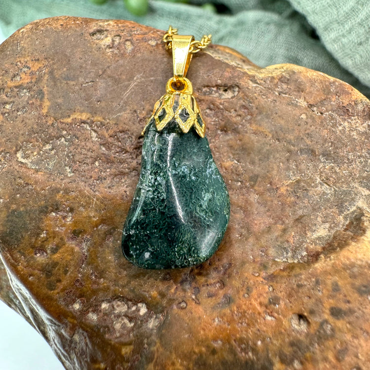 Moss Agate Necklace