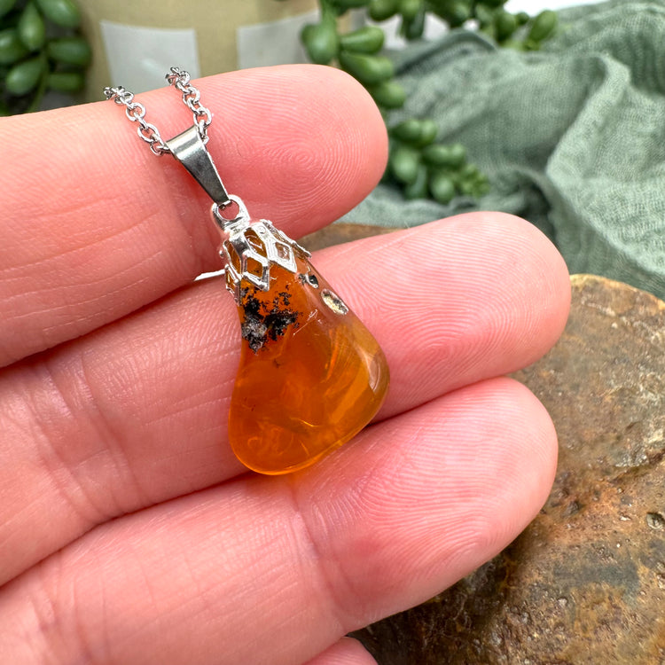 Fire Opal Necklace