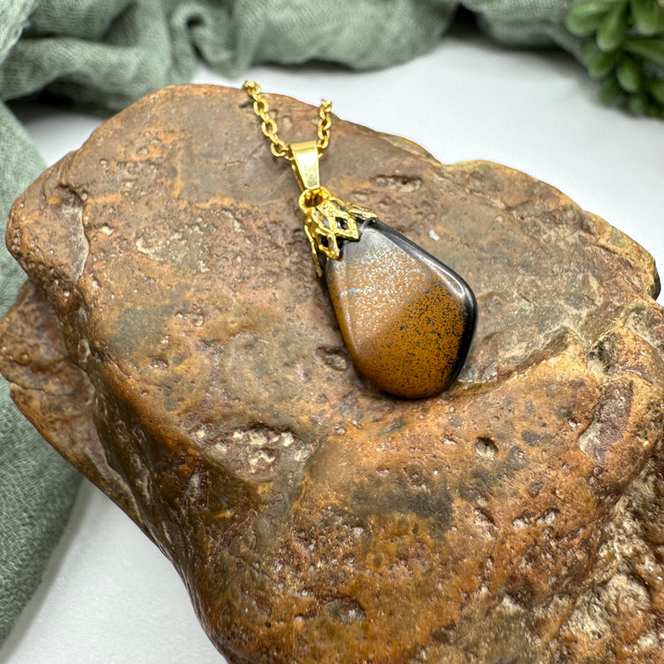 Blue Tiger’s Eye Necklace