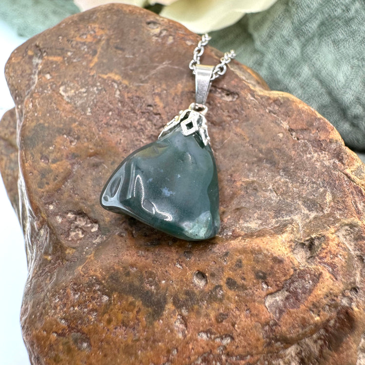 Moss Agate Necklace