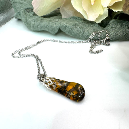 Fire Opal Necklace