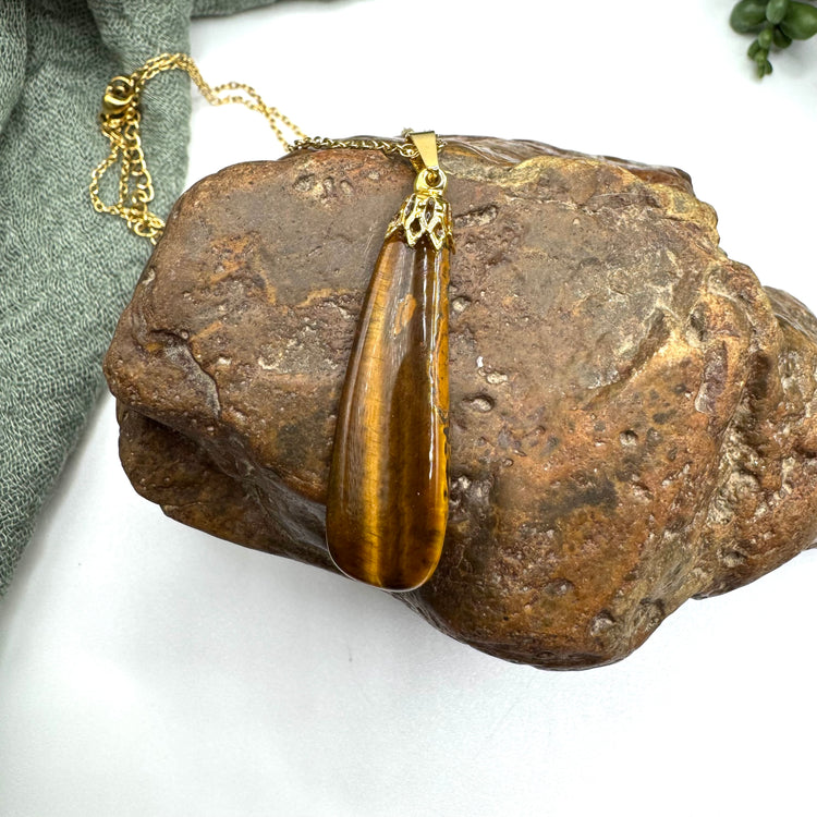 Blue Tiger’s Eye Necklace