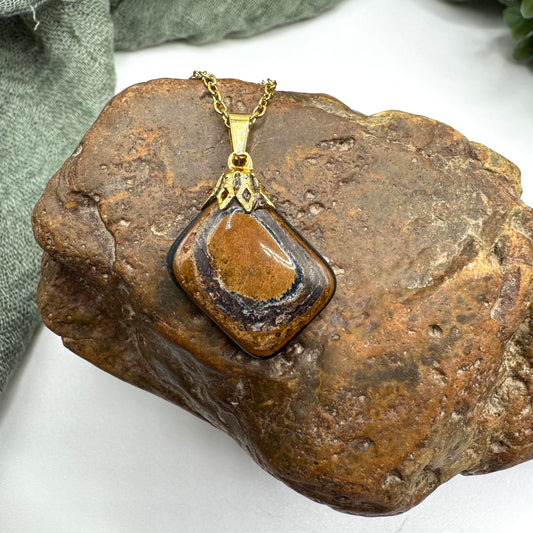 Blue Tiger’s Eye Necklace