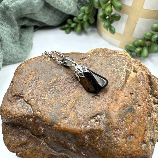 Blue Tiger’s Eye Necklace