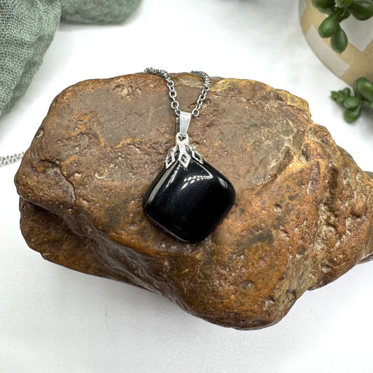 Blue Tiger’s Eye Necklace