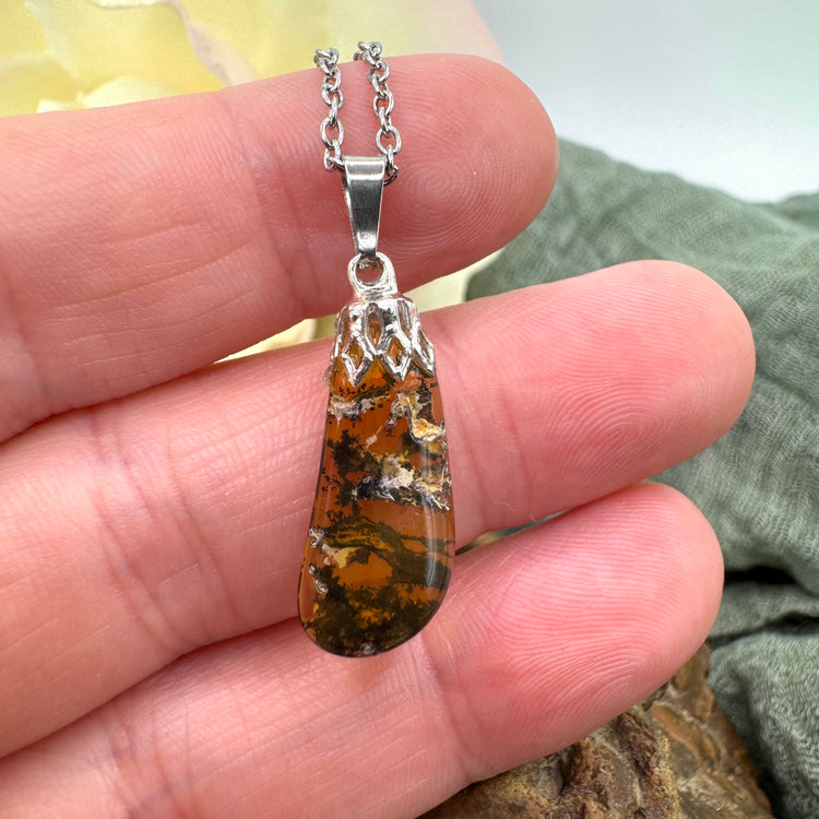 Fire Opal Necklace