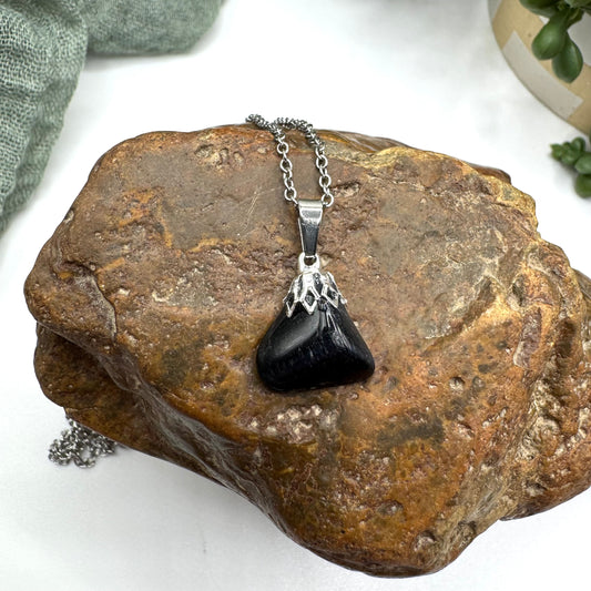 Blue Tiger’s Eye Necklace