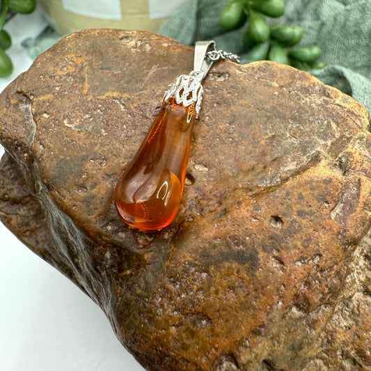 Fire Opal Necklace