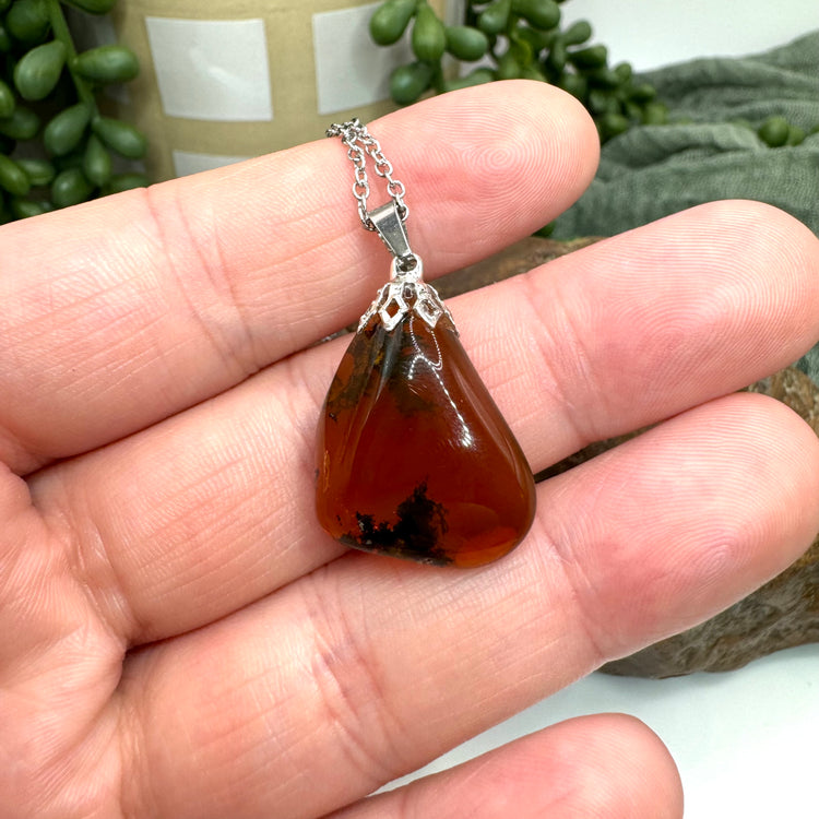 Fire Opal Necklace