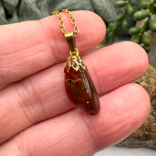 Fire Opal Necklace