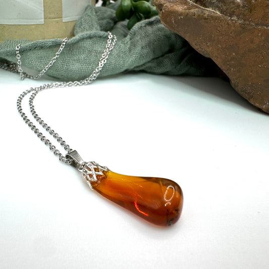 Fire Opal Necklace