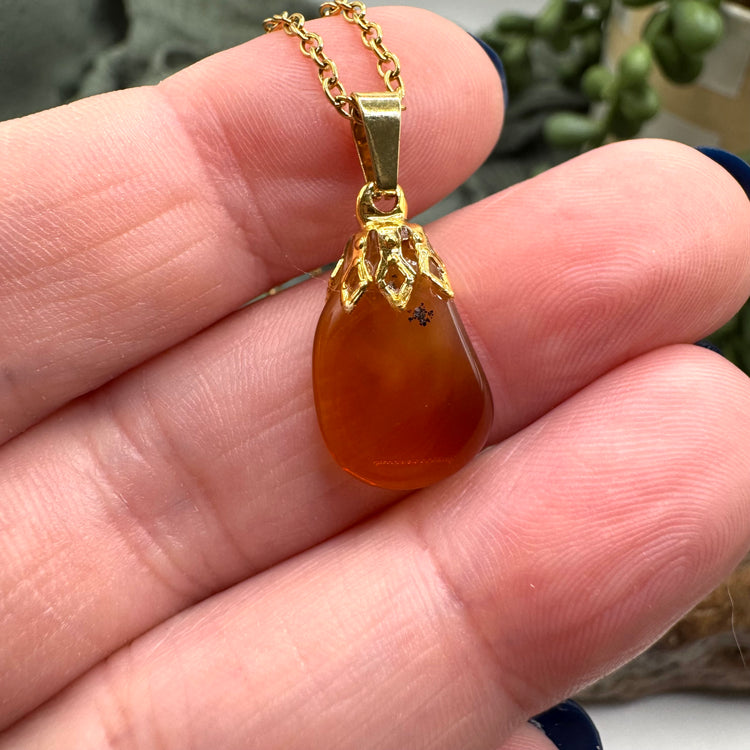 Fire Opal Necklace