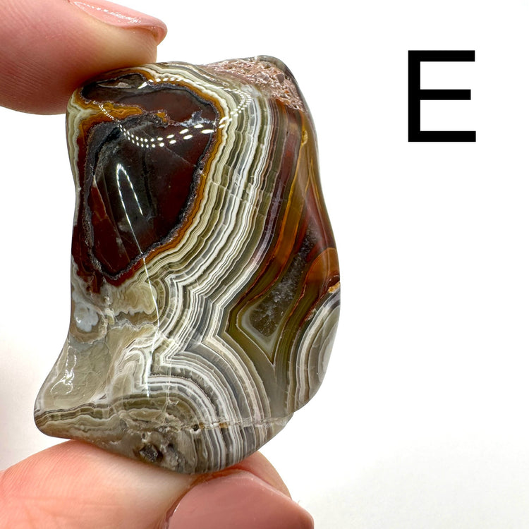 Mexican Lace Agate Tumble