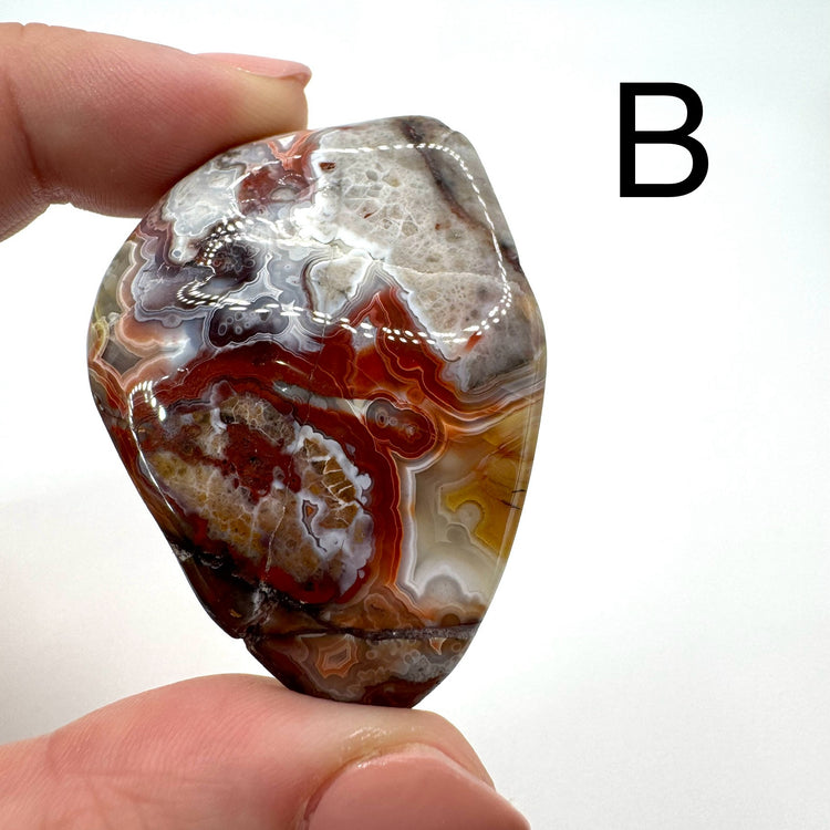 Mexican Lace Agate Tumble