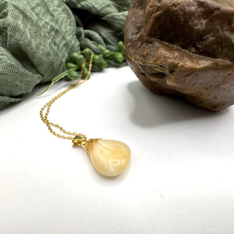 Golden Quartz Necklace