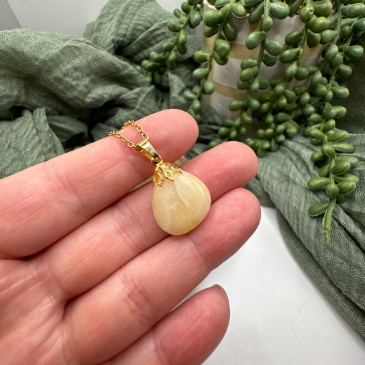 Golden Quartz Necklace