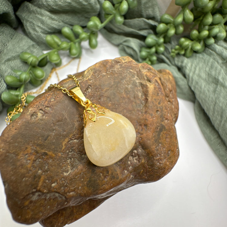 Golden Quartz Necklace